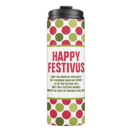 Garrafa Térmica Feliz Caneca de viagem de festividades/Tumbler tér