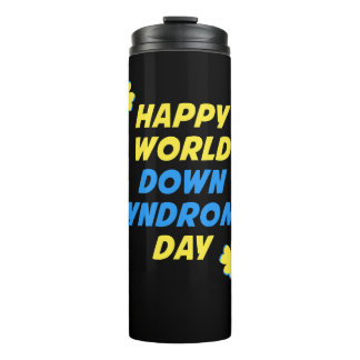 Garrafa Térmica Feliz Dia Mundial da Síndrome de Down 2024