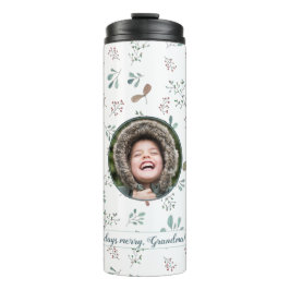 Garrafa Térmica Feliz Dias de Natal Foto do Círculo