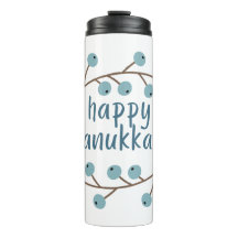 Feliz Hanukkah com Berry Branches