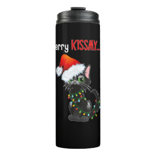 Garrafa Térmica Feliz Kissmy..ss Black Cat Lights