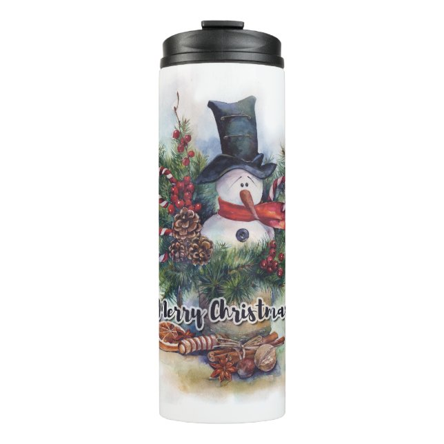 Garrafa Térmica Feliz Natal (Frente)