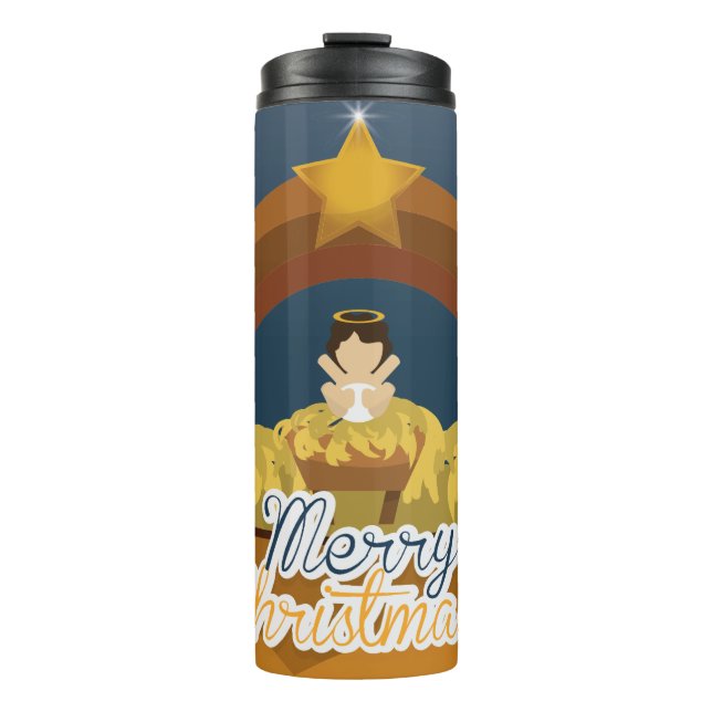 Garrafa Térmica Feliz Natal (Frente)