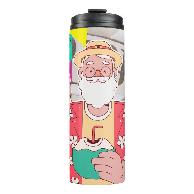 Garrafa Térmica Feliz Natal 2024 (Frente)