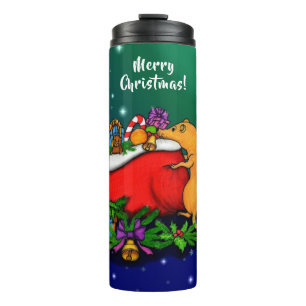 Garrafa Térmica Feliz Natal com Rat Prince