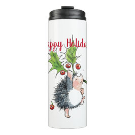 Garrafa Térmica Feliz Natal de Natal Hedgehog