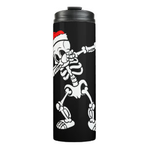 Garrafa Térmica Feliz Natal Skeleton Sweater