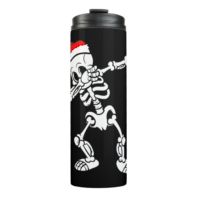 Garrafa Térmica Feliz Natal Skeleton Sweater (Frente)