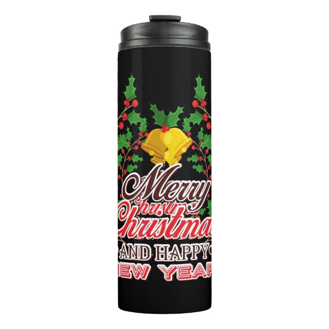 Garrafa Térmica Feliz Novo Perto (Frente)