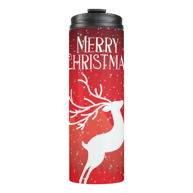 Garrafa Térmica Feliz presente de Natal (Frente)