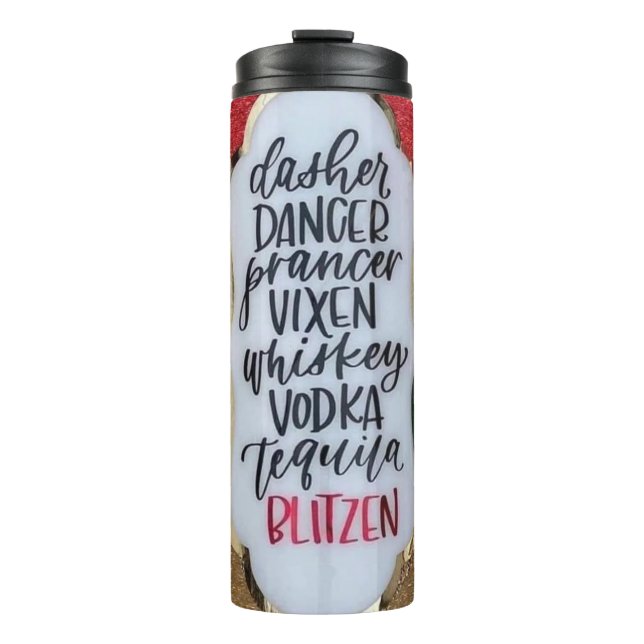 Garrafa Térmica Férias Festivas (Frente)