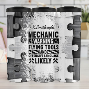 Garrafa Térmica Ferramentas de Voo Mecânicas de Aviso Tumbler Térm