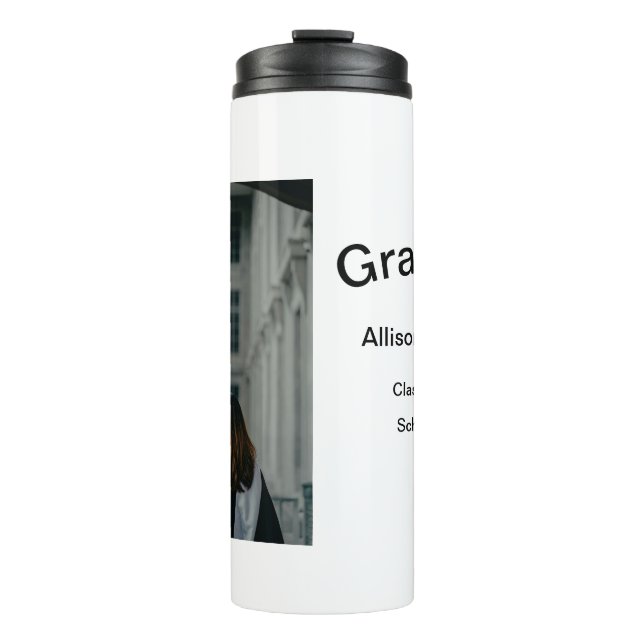 Garrafa Térmica festa de formatura elegante e elegante (Frente)