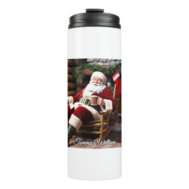 Garrafa Térmica Festivo Festivo Cinto tradicional Natal (Frente)