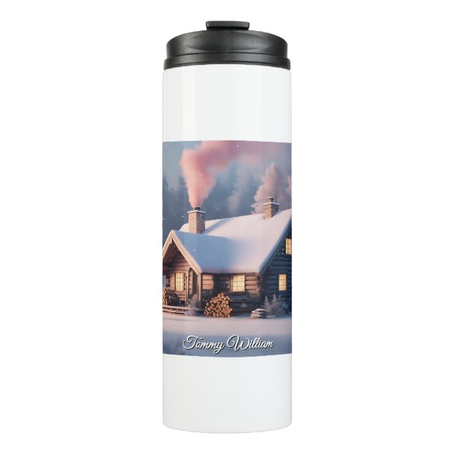 Garrafa Térmica Festivo Festivo Cinto tradicional Natal (Frente)