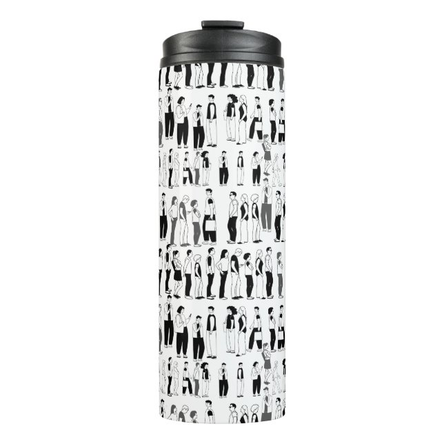 Garrafa Térmica Fila, mais fila Sem BG (Frente)