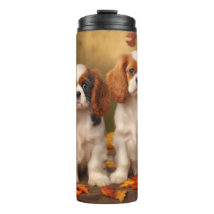 Garrafa Térmica Filhote de Cavalier King Charles Spaniel Abóbora d