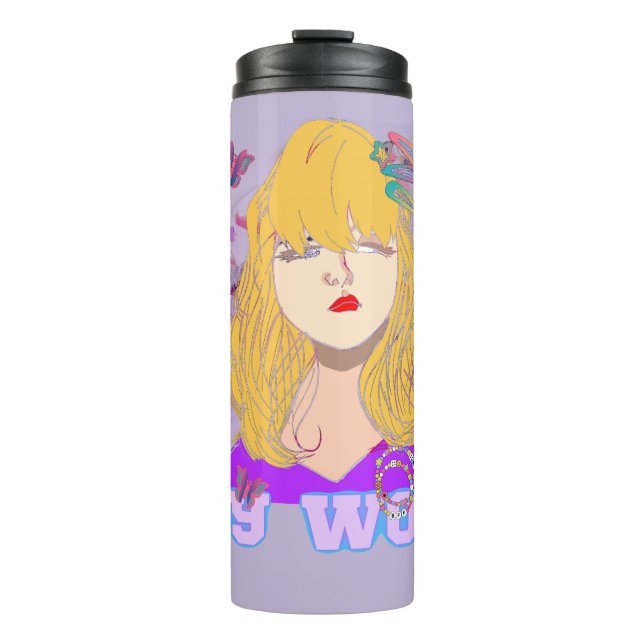 Garrafa Térmica Filme de Mikitiez premier princesa boneca de verão (Frente)