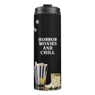 Garrafa Térmica Filmes de terror e resfriamento   Tumbler térmico 
