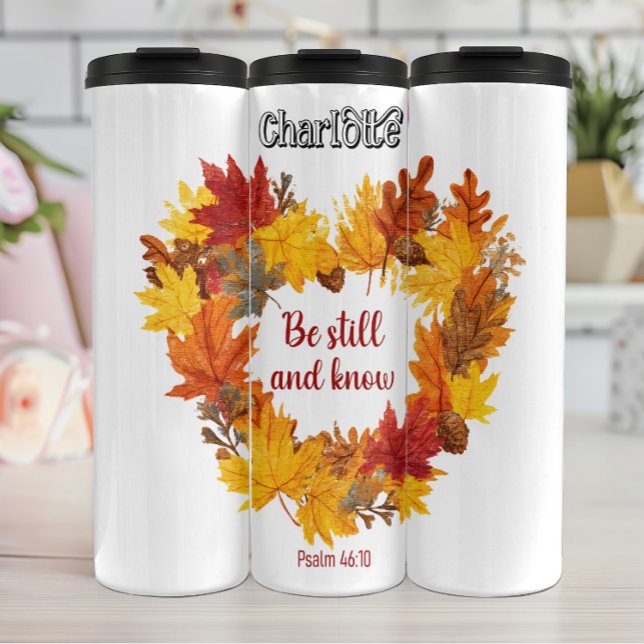 Garrafa Térmica Fique quieto e saiba (Criador carregado)