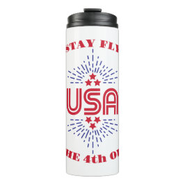 Garrafa Térmica Fique voando é 4 de julho