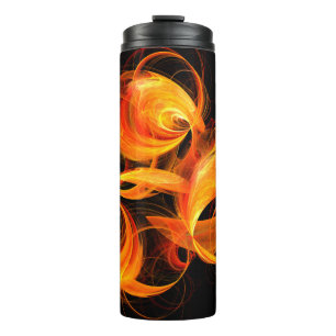 Garrafa Térmica Fireball Abstrato Art