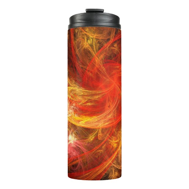 Garrafa Térmica Firestorm Nova Abstrato Art (Frente)