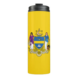 Garrafa Térmica Flag of Philadelphia, Pensilvânia Thermal Tumbler