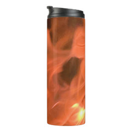 Garrafa Térmica Flame de Laranja Dançante Tumbler Térmico