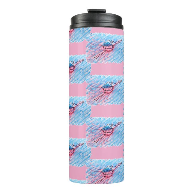 Garrafa Térmica Flamingo Hidratado (Frente)