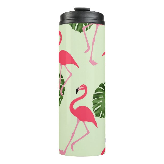 Garrafa Térmica Flamingos (Frente)