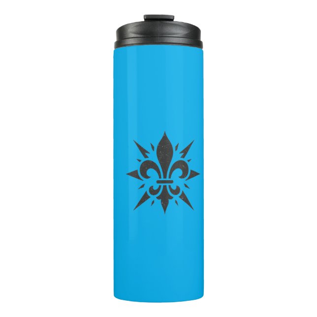 Garrafa Térmica "Fleur-de-lis Estilizado" Copo Térmico (Frente)