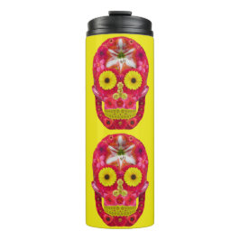 Garrafa Térmica Flor - Caveira 6