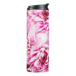 Garrafa Térmica Flor Chrysanthemum Rosa