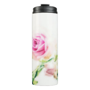 Garrafa Térmica Flor rosa rosa rosa rosa