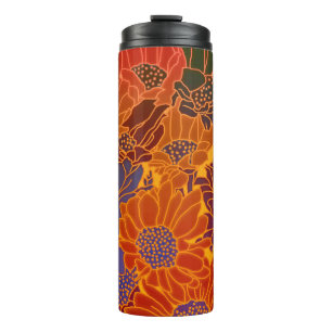 Garrafa Térmica Floral