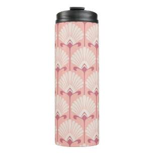 Garrafa Térmica Floral Clássico: Padrão de Vintagem Sem Fios