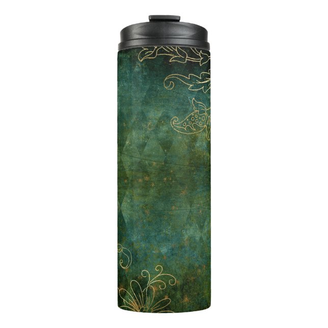 Garrafa Térmica Floral Damask Antigo (Frente)