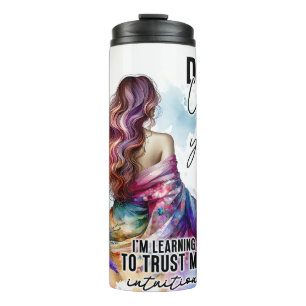 Garrafa Térmica Floral de Mulher Empoderada   Cotações Inspiracion
