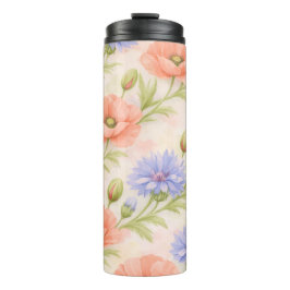 Garrafa Térmica Floral de Prado Selvagem