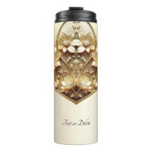 Floral Dourado Ornate Moderno