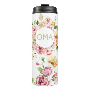 Garrafa Térmica Floral Oma Gift Tumbler