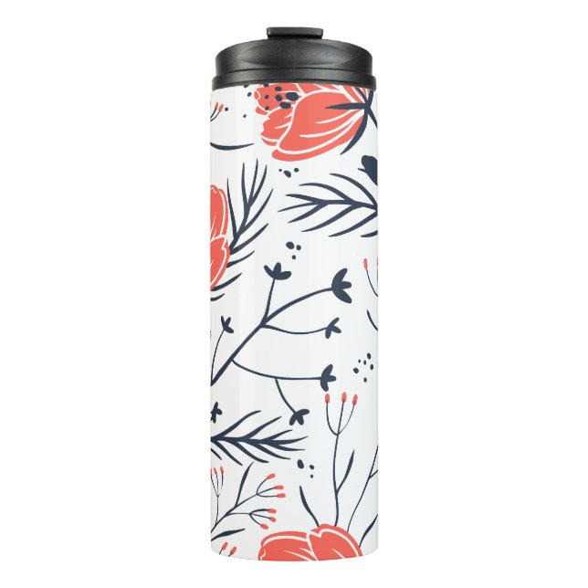 Garrafa Térmica Flores (Frente)