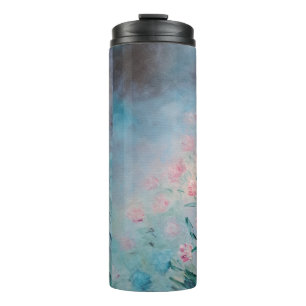 Garrafa Térmica Flores Abstrato Delicar Elegância Finesse Grace B