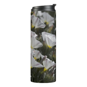 Garrafa Térmica Flores brancas