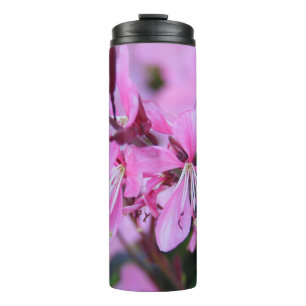Garrafa Térmica Flores Cor de Rosa