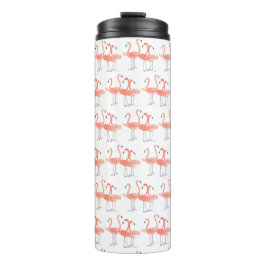 Garrafa Térmica Flores cor-de-rosa Aves tropicais Cor de água Páss