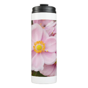Garrafa Térmica Flores de anêmona japonesa