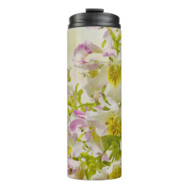 Garrafa Térmica Flores de borboletas