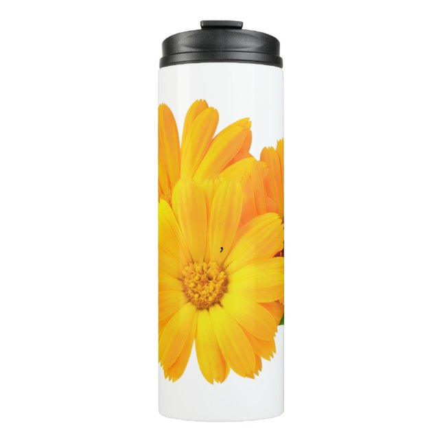Garrafa Térmica Flores de Calendário Organizadas (Frente)